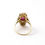 Miniaturbild: Ring mit Rubin und Diamanten