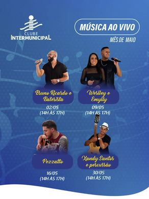 Música ao vivo em maio