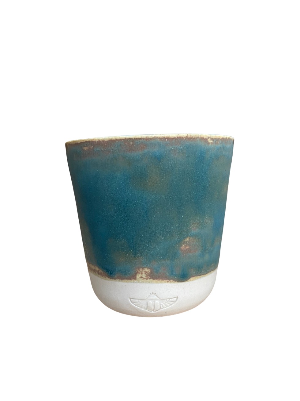 Thumbnail: Green Wave Handleless Mug - Medium