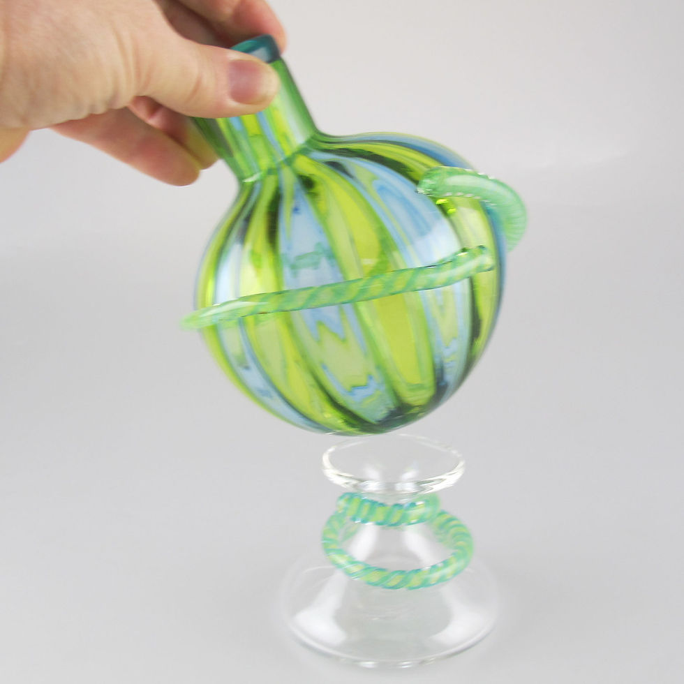 Thumbnail: "Global Embrace", (BlueGrn), 8"h x 5"w