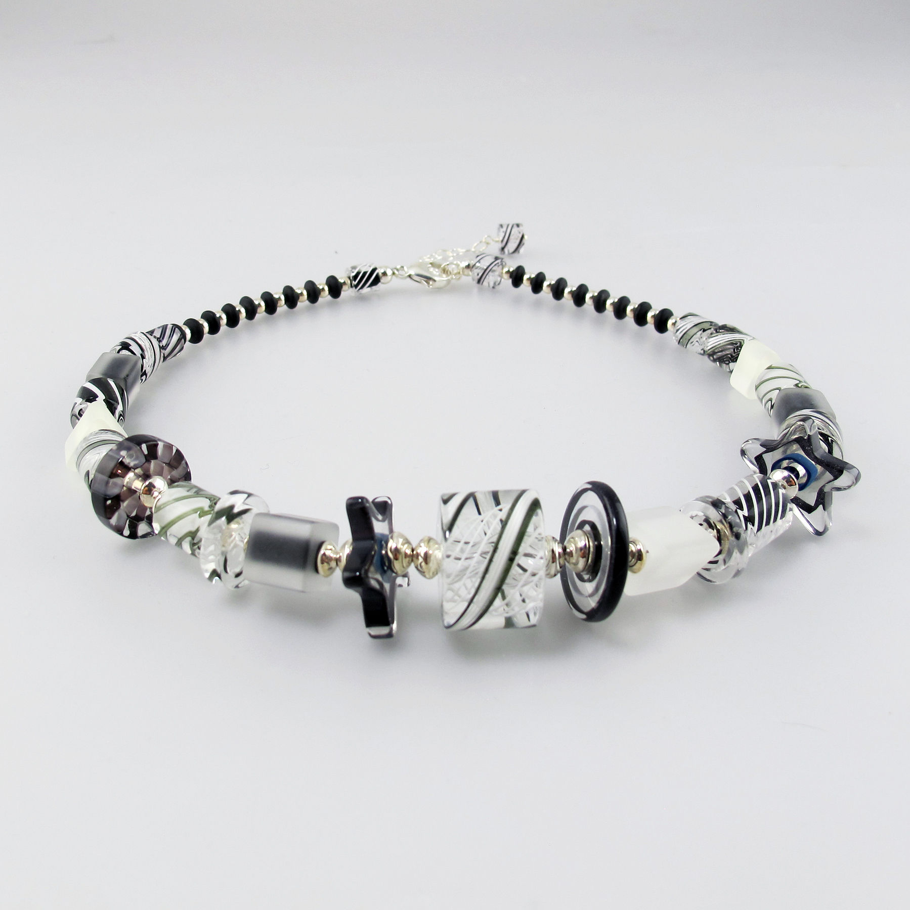 Audacious Necklace  (B&W)