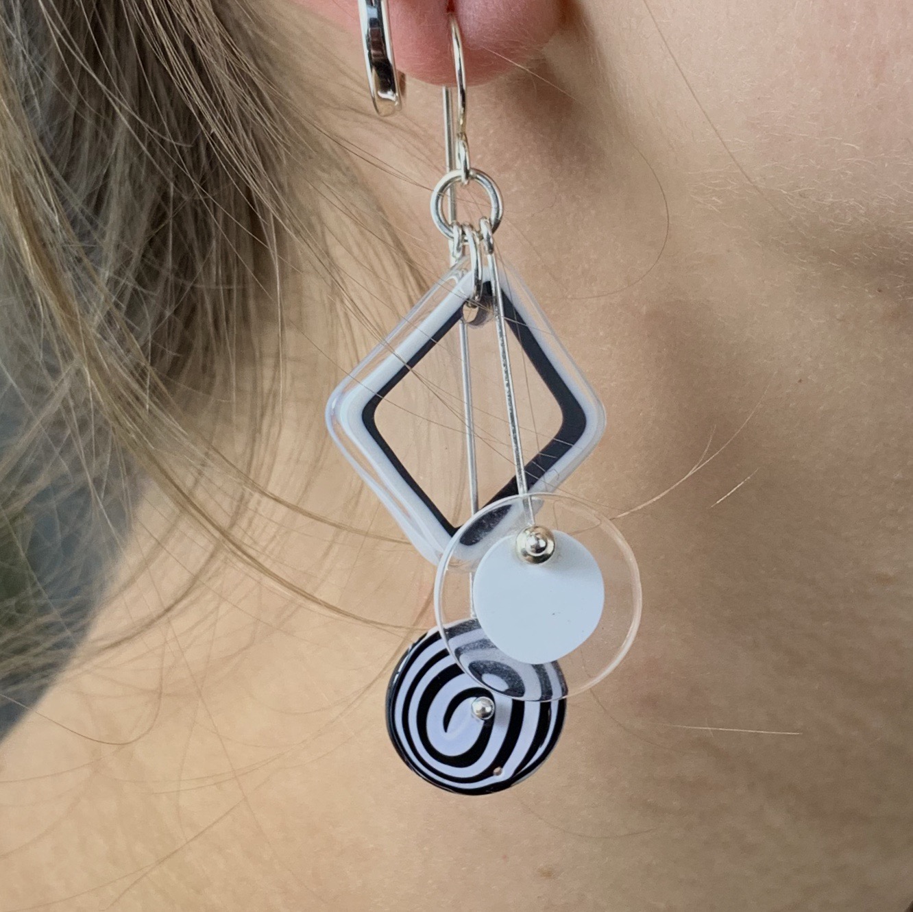 Thumbnail: Sacred Geometry Kinetic Earrings