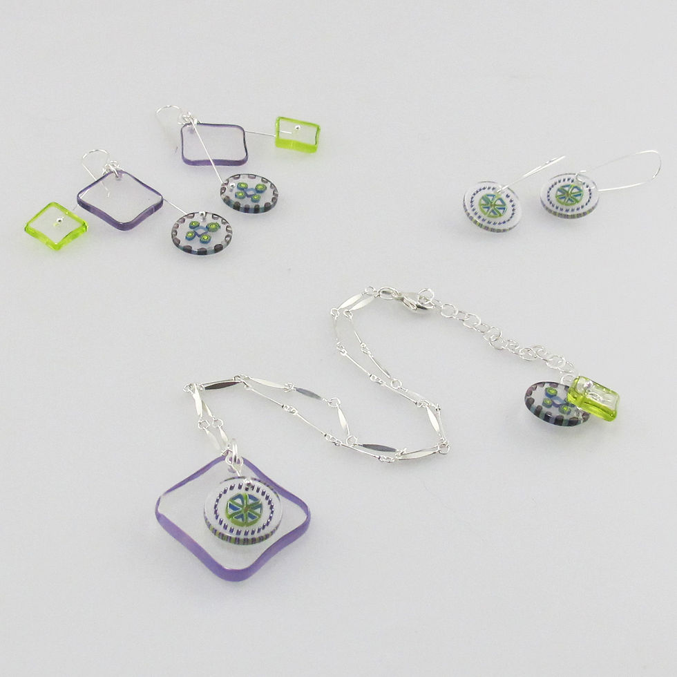 Thumbnail: Celery Kinetic Earrings
