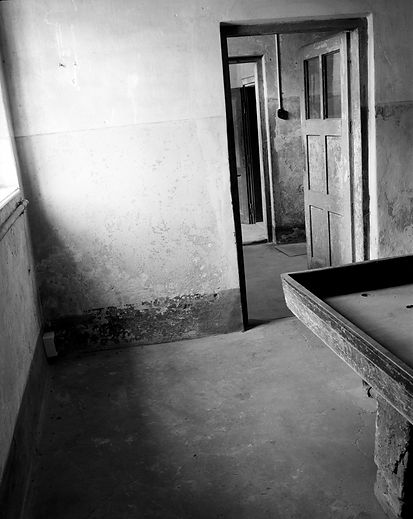View from the surgery room, Block 10, Auschwitz.