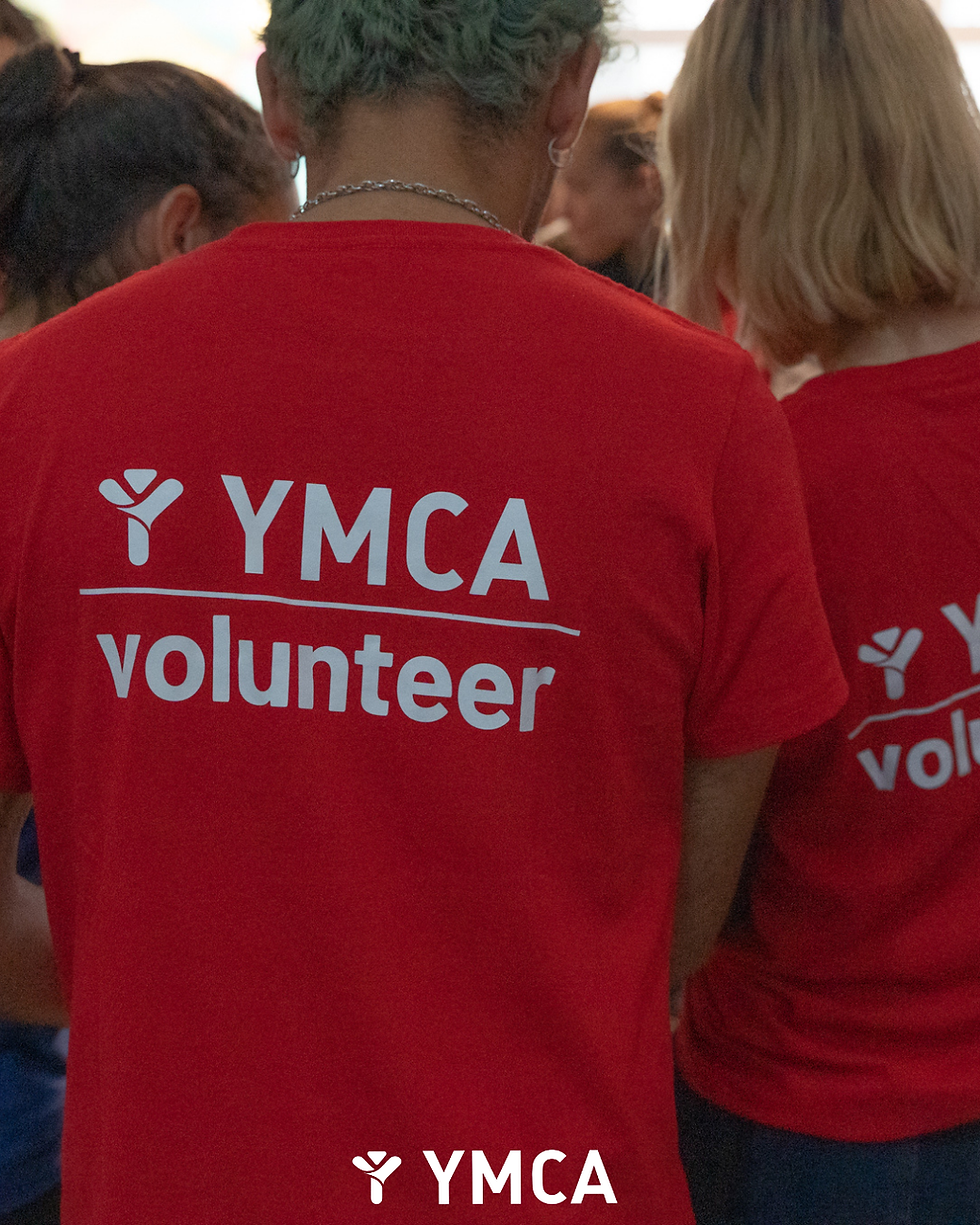 t-shirt voluntário YMCA em Portugal