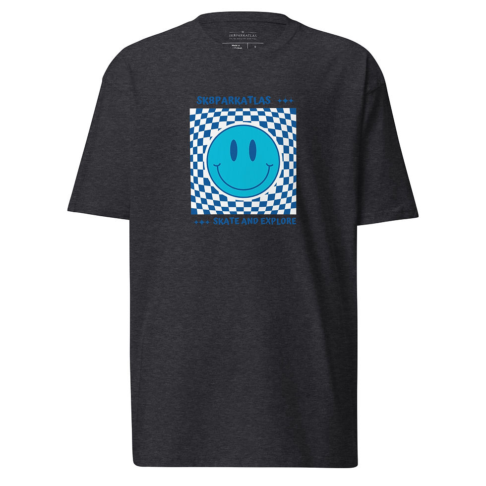 Miniatura: Happy Face Men’s Heavyweight T-shirt