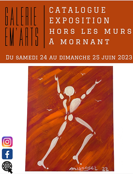 Couverture du catalogue de l'exposition Street Art Culture Mornant 2023