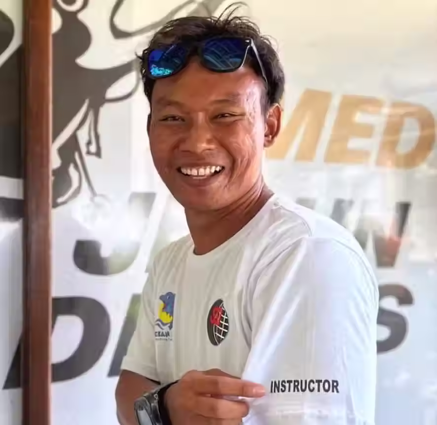 Made scuba diving instructor at Jepun Divers