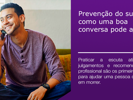 Prevenção do suicídio: como uma boa conversa pode ajudar