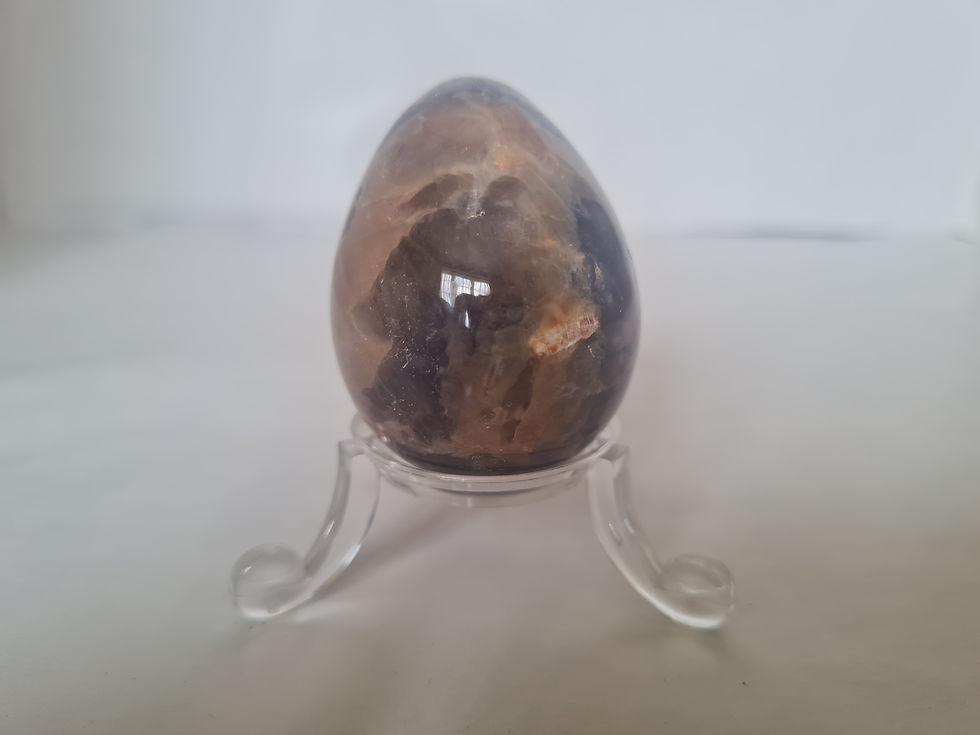 Thumbnail: Large Crystal Egg - Peach Moonstone