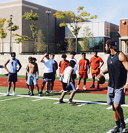 Linebacker training