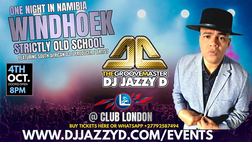 One night in Windhoek Namibia with DJ Jazzy D