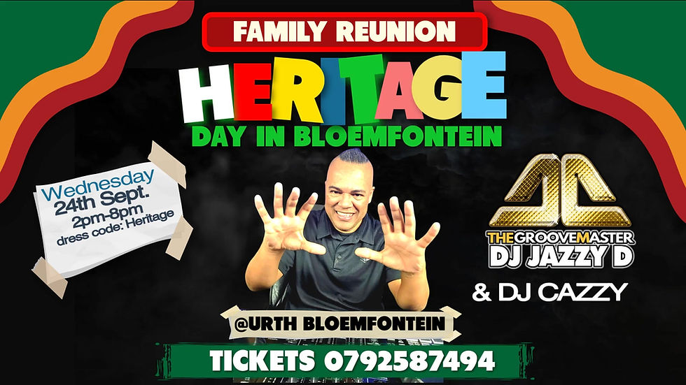 Heritage Day in Bloemfontein with DJ Jazzy D