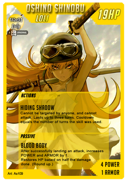 WaifuMadness Waifu WotM Shinobu July 2016