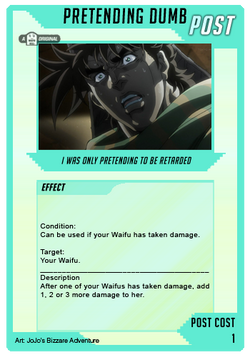 WaifuMadness POST Pretending Dumb