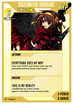 WaifuMadness Waifu Suzumiya Haruhi S Tier