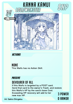 WaifuMadness Waifu Kanna Kamui N Tier