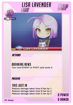 WaifuMadness Waifu Lisa Lavender R Tier
