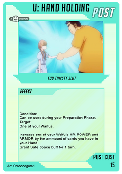 WaifuMadness POST U Hand Holding