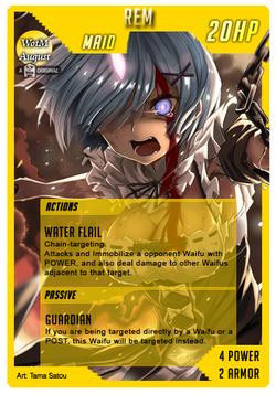 WaifuMadness Waifu WotM Rem August 2016