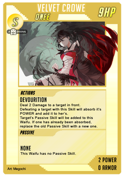 WaifuMadness Waifu Velvet Crowe S Tier