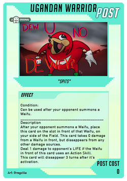WaifuMadness POST Ugandan Warrior