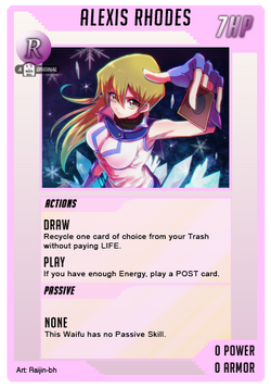 WaifuMadness Waifu Alexis Rhodes R Tier