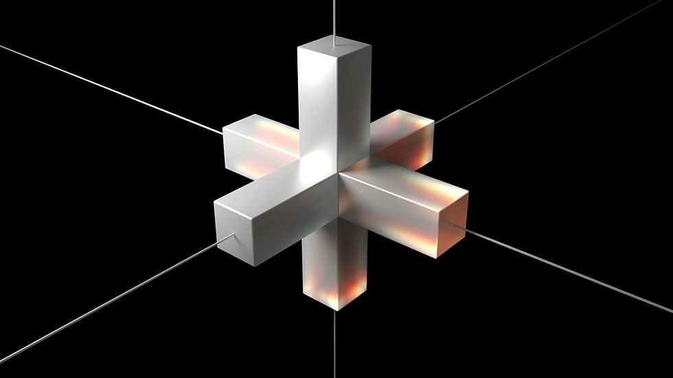 Abstract image of a criss-cross