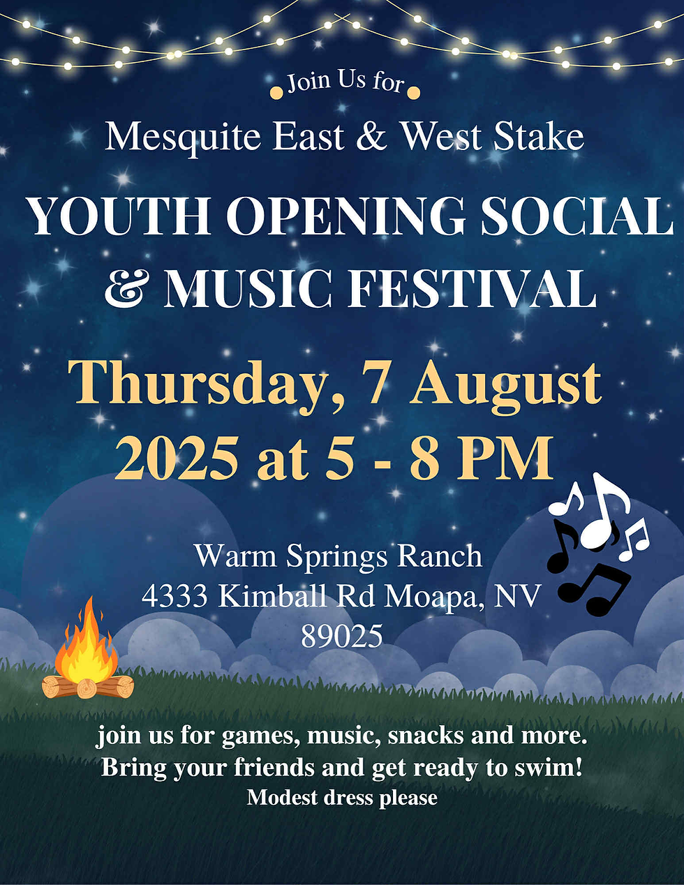 Mesquite East and West Stake Youth