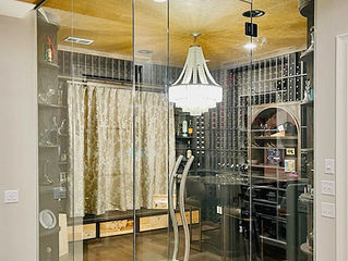 Glass Enclosed Wine Rooms