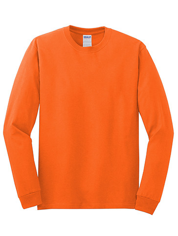 Gildan Maglietta a maniche lunghe in cotone 100% cotone pesante (5400), Oro-rosso, XX-Large Gildan Maglietta a maniche lunghe in cotone 100% cotone pesante (5400), Oro-rosso, XX-Large