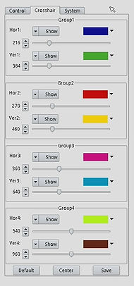 HDAF207 Crosshair Generation Settigs