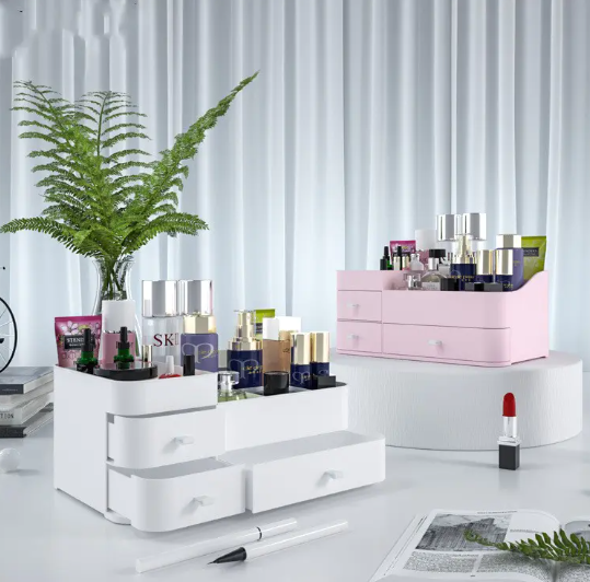 Folomie Large Capacity Cosmetic Storage Box content media