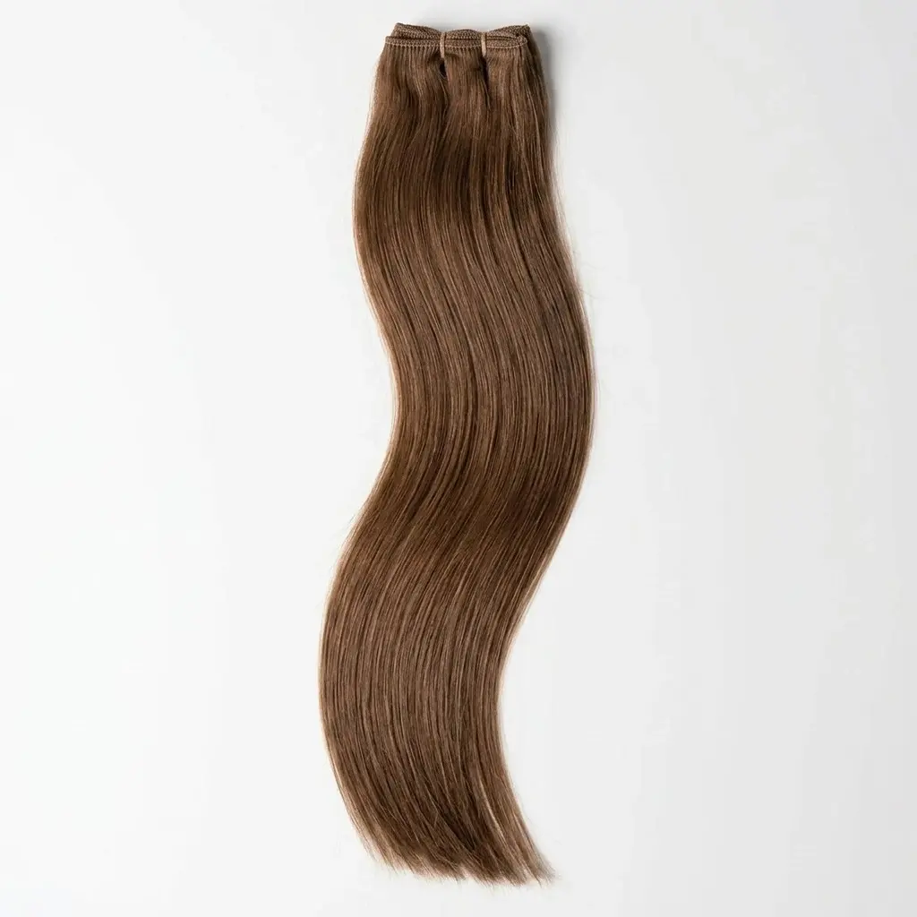 Mittelbraun# 150g Remy Echthaar Tresse