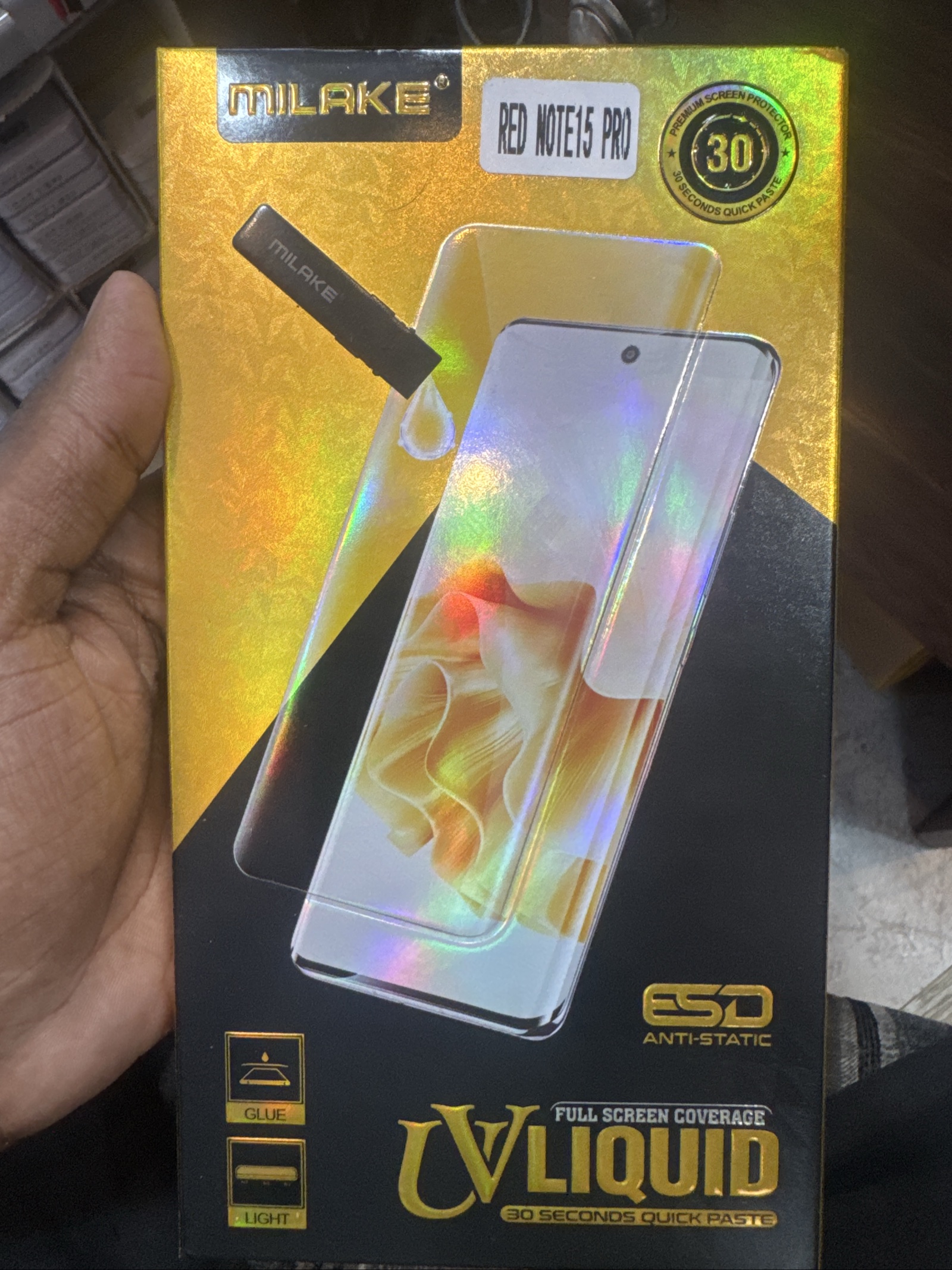 MILAKE UV Liquid Screen Protector for Redmi Note 15 Pro