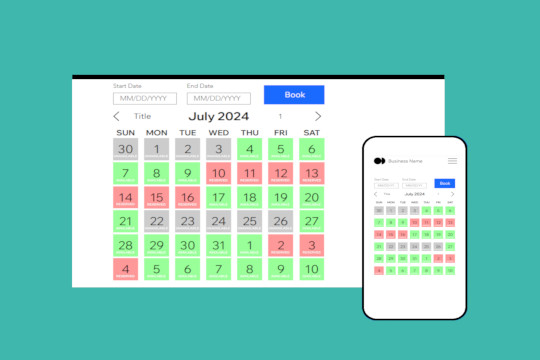 Booking Calendar banner