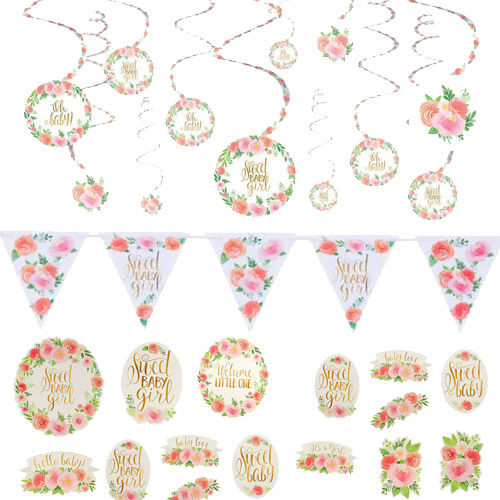 Sweet Baby Girl Decoration Kit