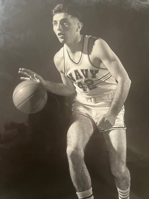 Uncle Al playing basketball at the Academy