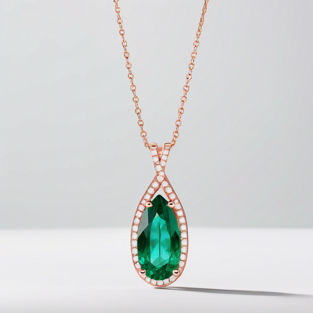 Emerald Pendant Necklace