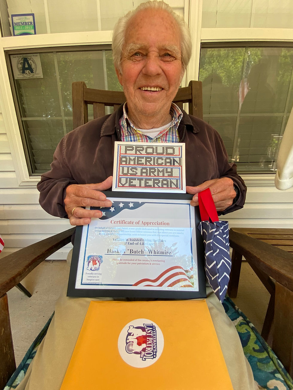 VETERAN'S LAST PATROL