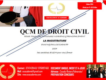 QCM DE DROIT CIVIL
