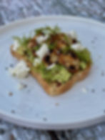 Avocado, mushrooms & feta