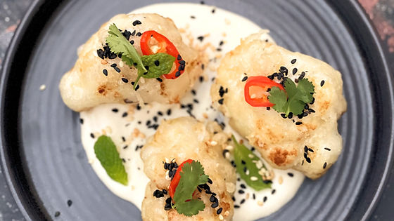 Tempura fried cauliflower
