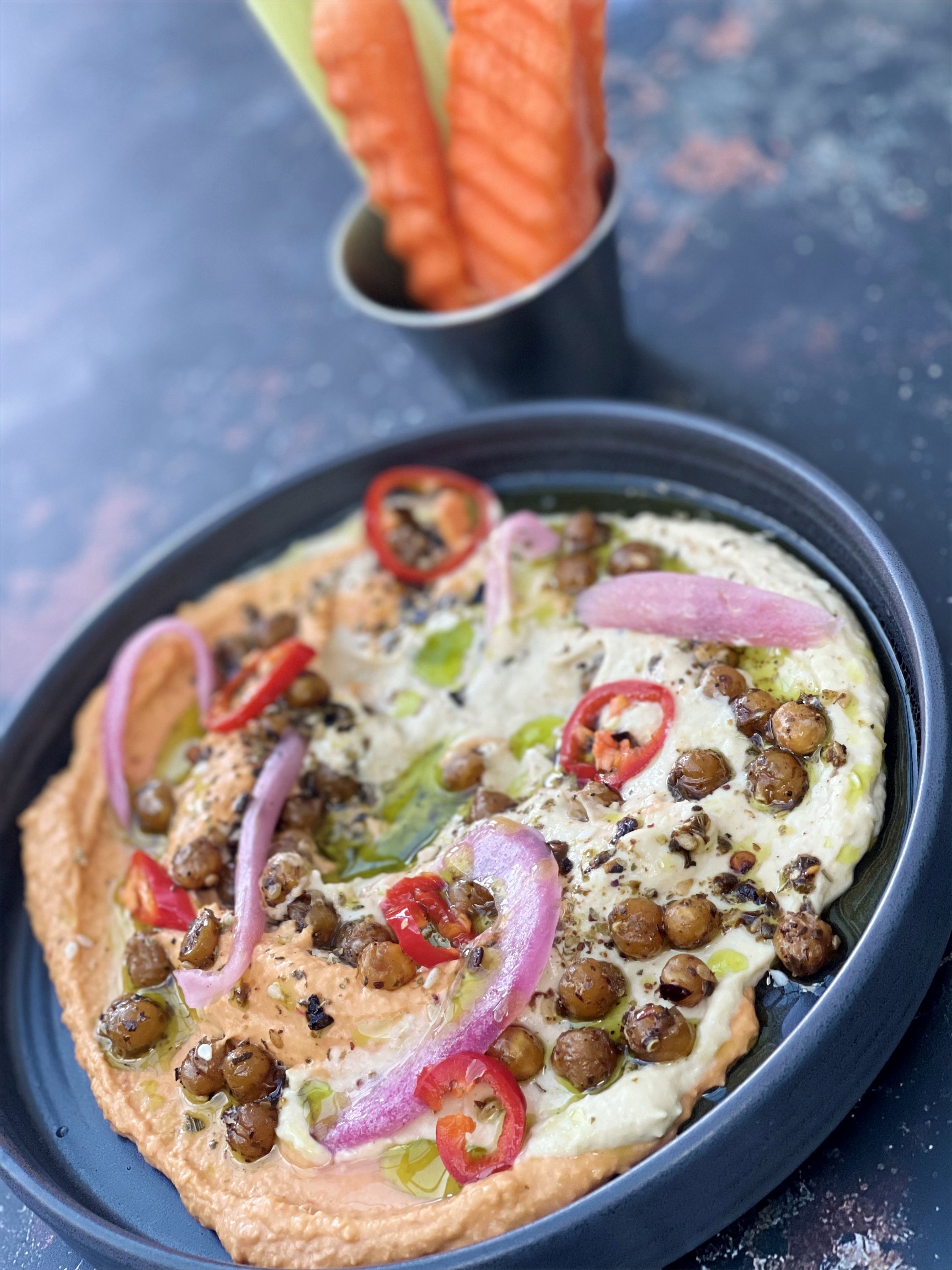 Arranged Food and Objects