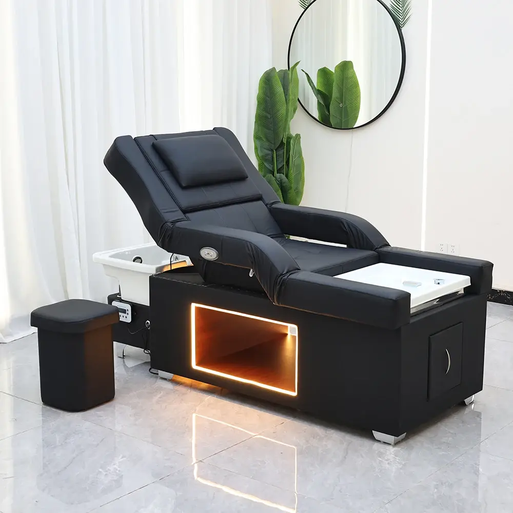 XinSheng Head SPA Salon Cama para lavar cabelos Shampoo Cama Mesa de massagem