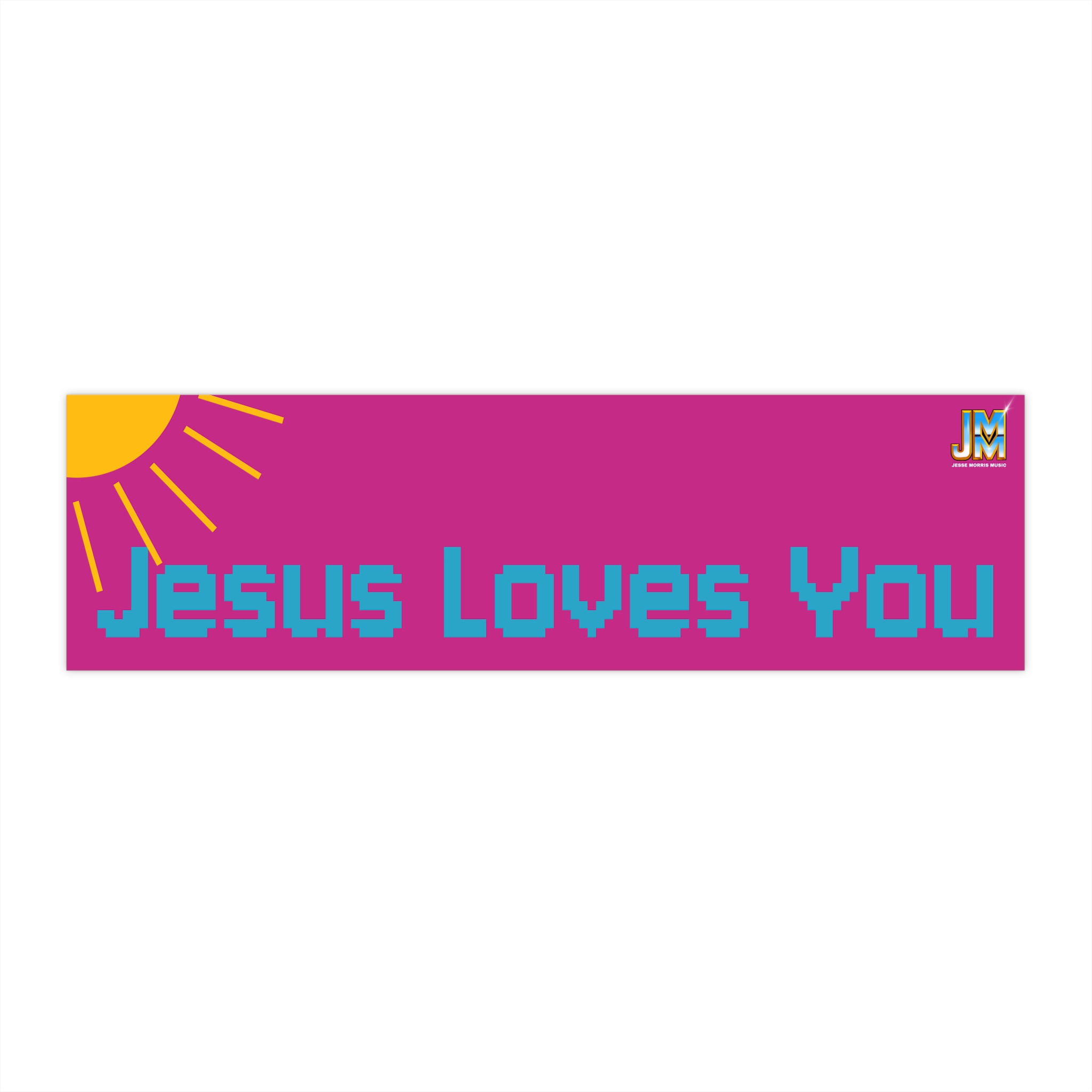 Jesus Loves You Bumper Sticker