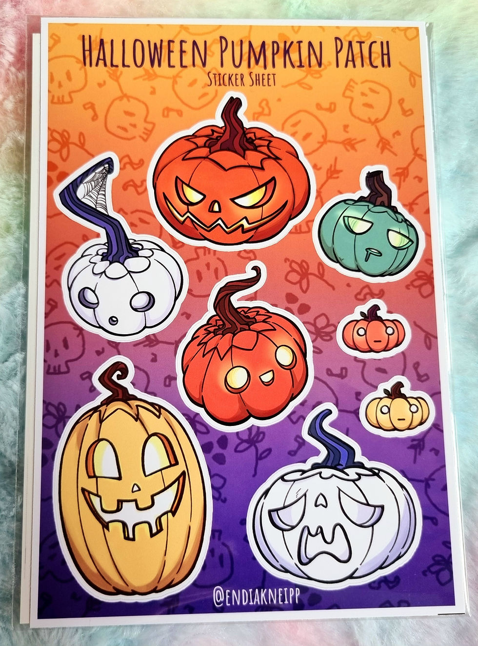 Pumking Parade sticker sheet