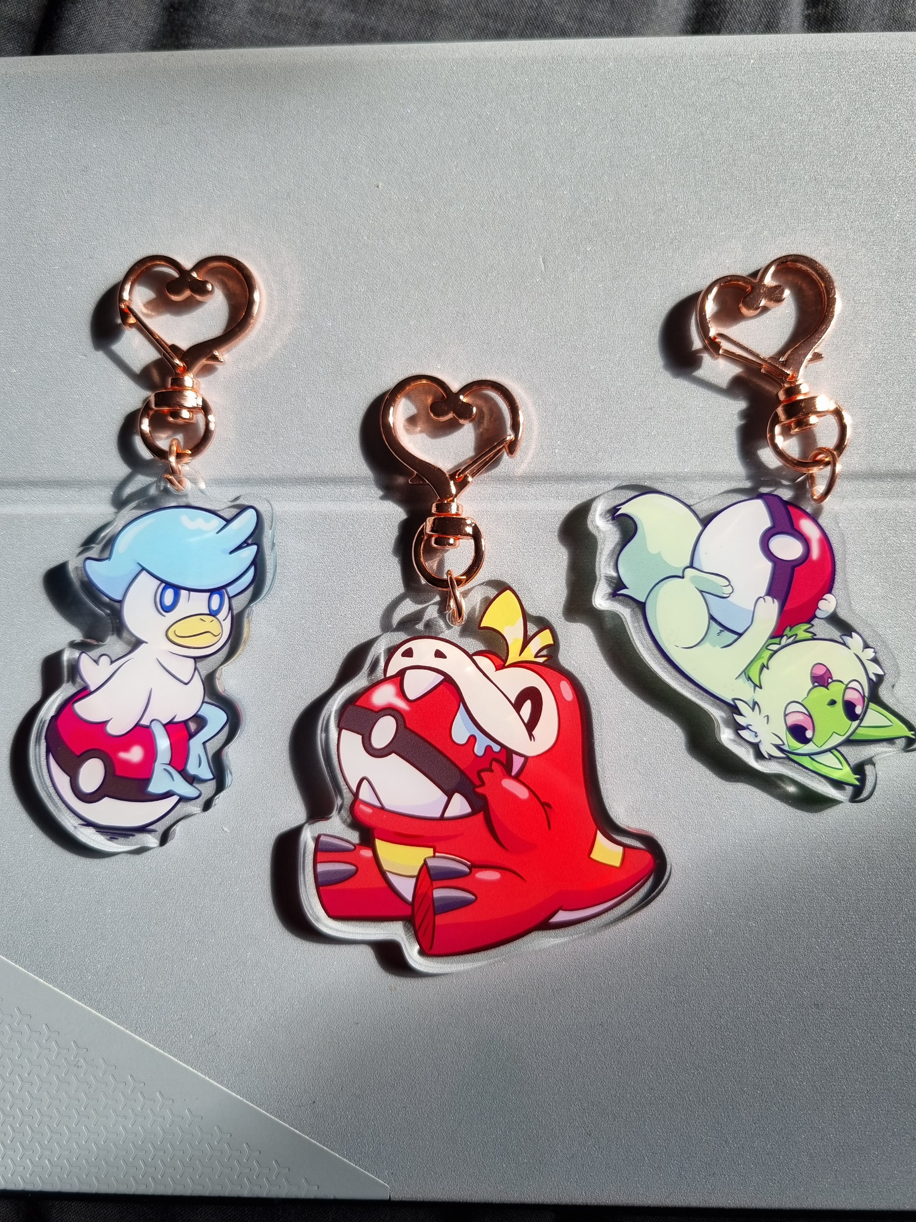 Paldean Starters Keychains
