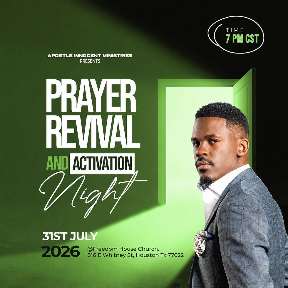 Prayer Revival & Activation Night