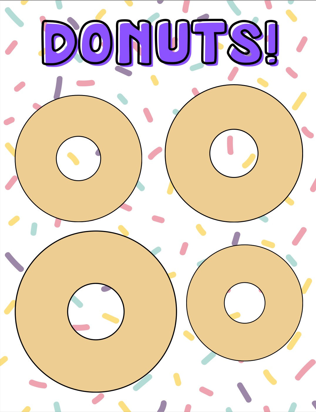 Donut Play-Dough Mat